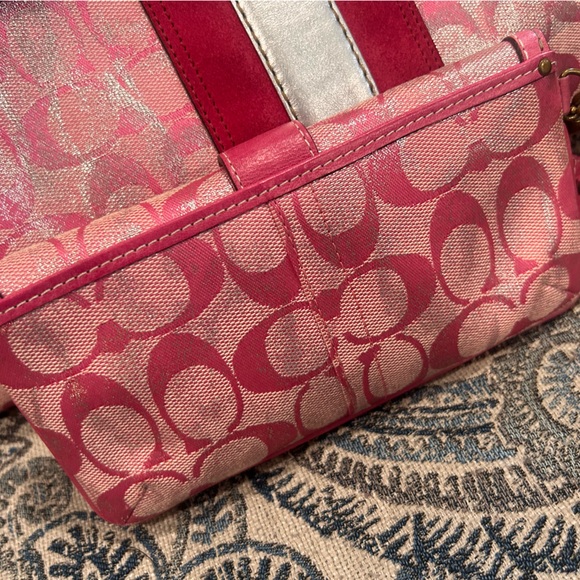 Coach Vintage Y2K Rare Pink Tie Dye 2005 Slim Tote and Wallet Like New Condition - Picture 9 of 9